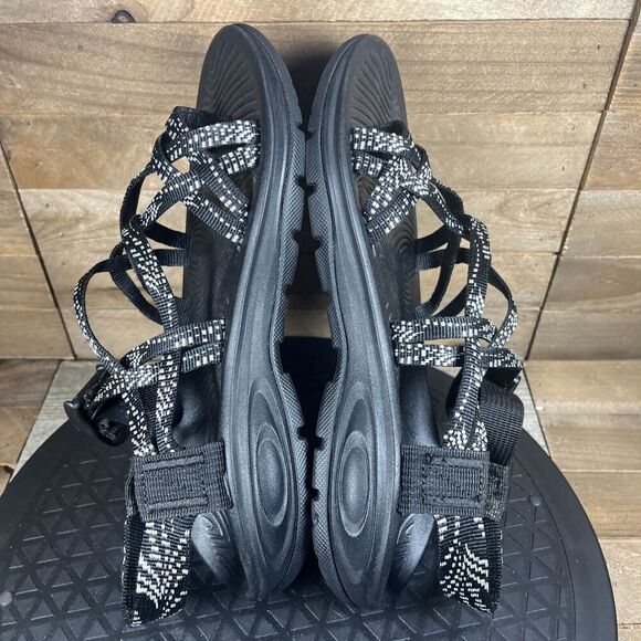 Chaco Women's Size 6 Sandals Z-Volv X2 Dappled Black Strappy Repreve Comfortable - Picture 8 of 10